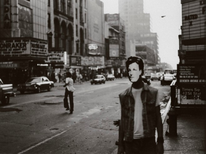 David Wojnarowicz, Arthur Rimbaud in New York (times square), 1978-79. Gelatin-silver print. 8 x 10 in.